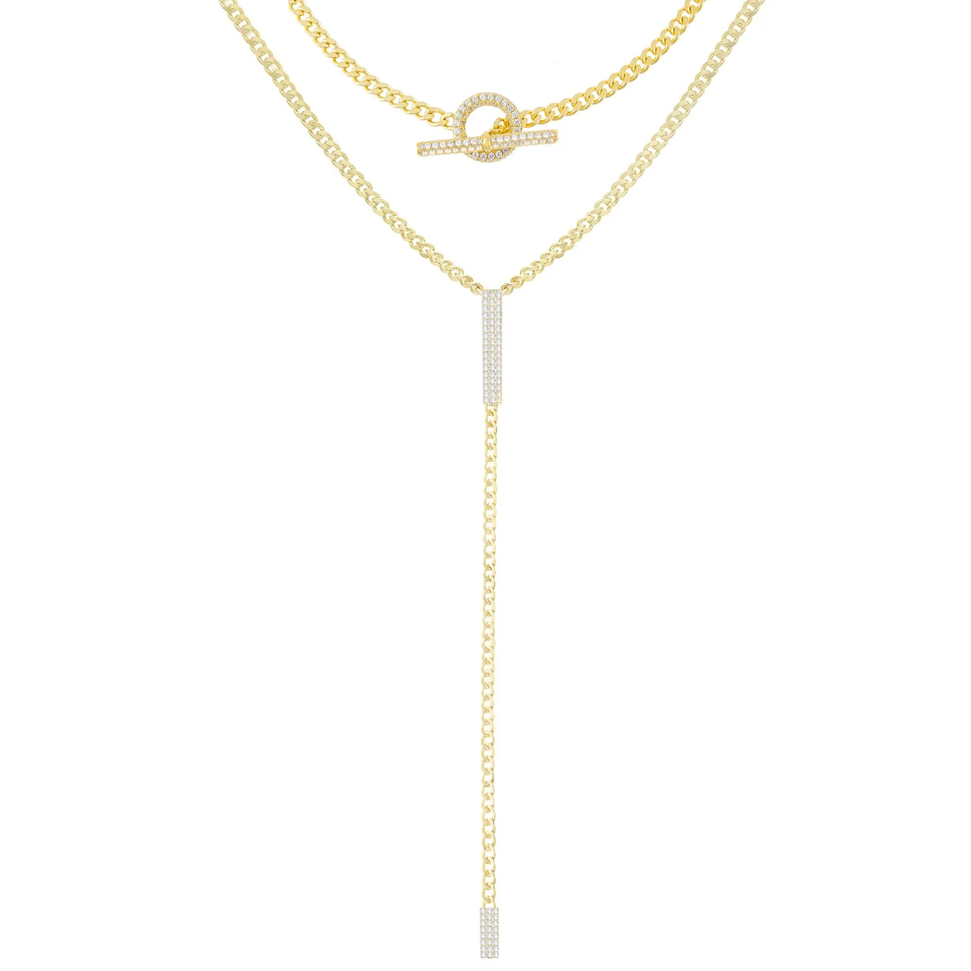 The Pavé Cuban Holiday Gift Combo Set sold by Adina Eden's