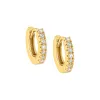 CZ Mini Huggie Earring sold by Adina Eden's