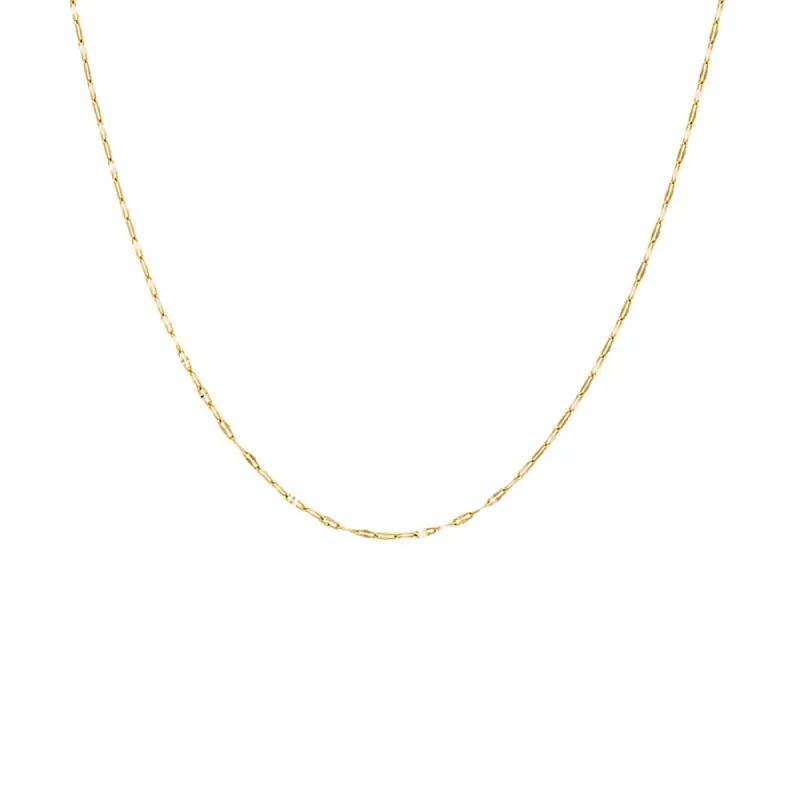 Hammered Cable Chain 14K sold by Adina Eden's