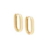 Solid Thick Link Hoop Earring sold by Adina Eden's