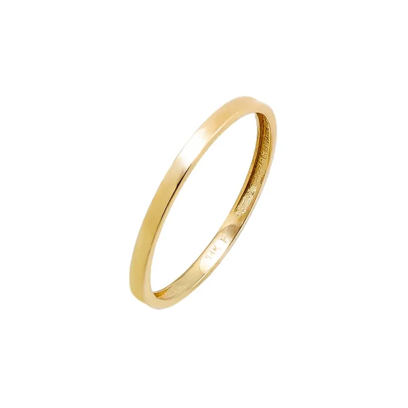 Thin Solid Eternity Band 14K sold by Adina Eden's