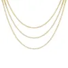 Thin Three Prong Tennis Necklace sold by Adina Eden's