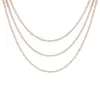 Thin Three Prong Tennis Necklace sold by Adina Eden's
