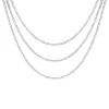 Thin Three Prong Tennis Necklace sold by Adina Eden's