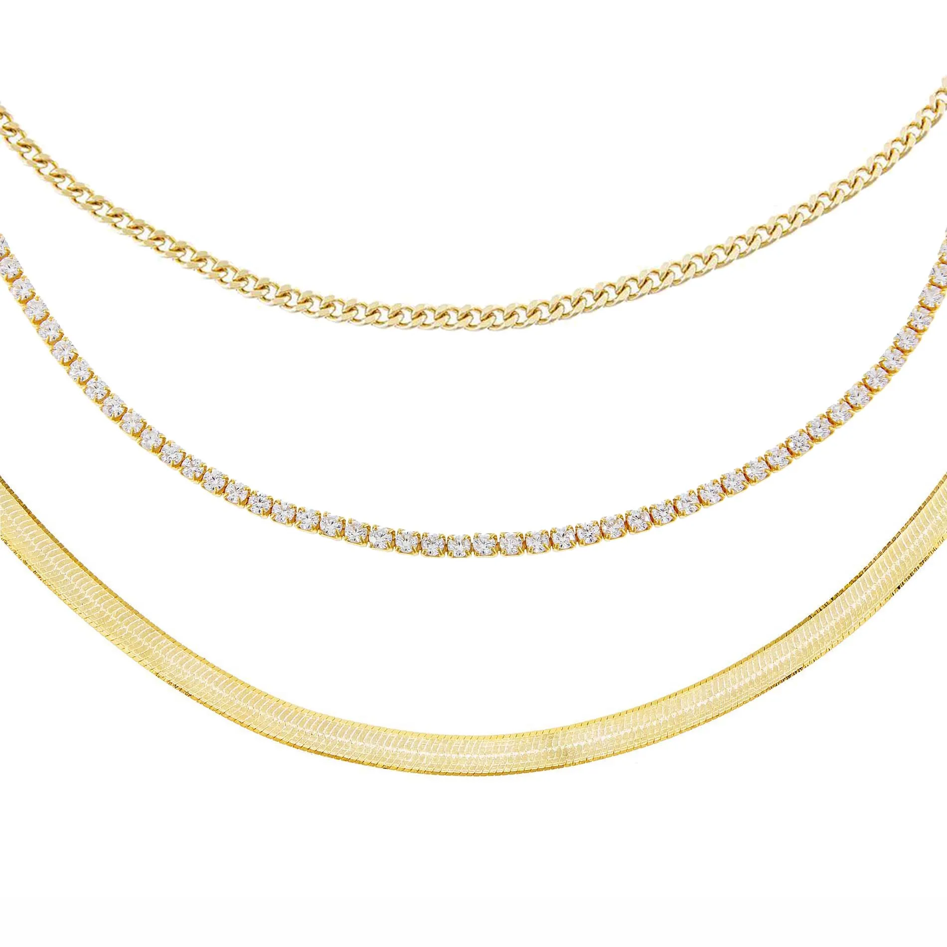 Ultimate Layering Necklace Combo Set sold by Adina Eden's