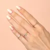 Diamond Baguette Chain Ring 14K sold by Adina Eden's
