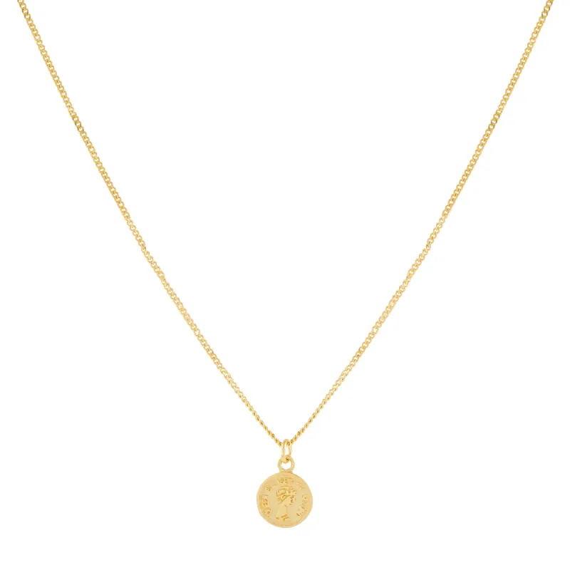 Tiny Coin Necklace sold by Adina Eden's