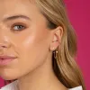 Diamond By The Yard Ear Cuff Stud Earring 14K sold by Adina Eden's