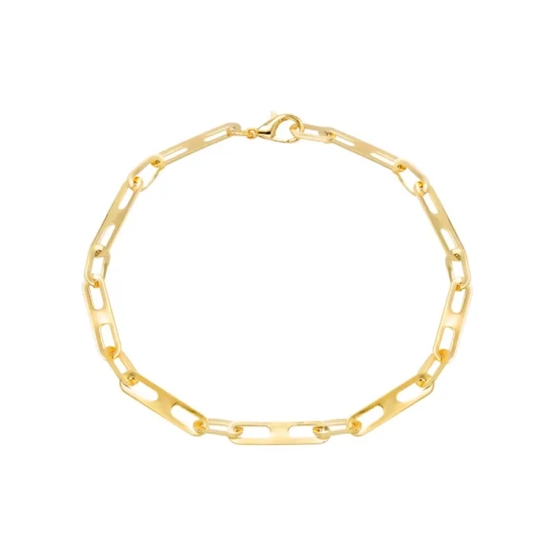 Boxed Elongated Mariner Chain Anklet sold by Adina Eden's