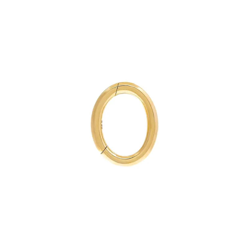 Medium Oval Charm Connector Clasp 14K sold by Adina Eden's