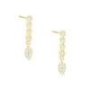 Pavé Teardrop Stud Earring sold by Adina Eden's