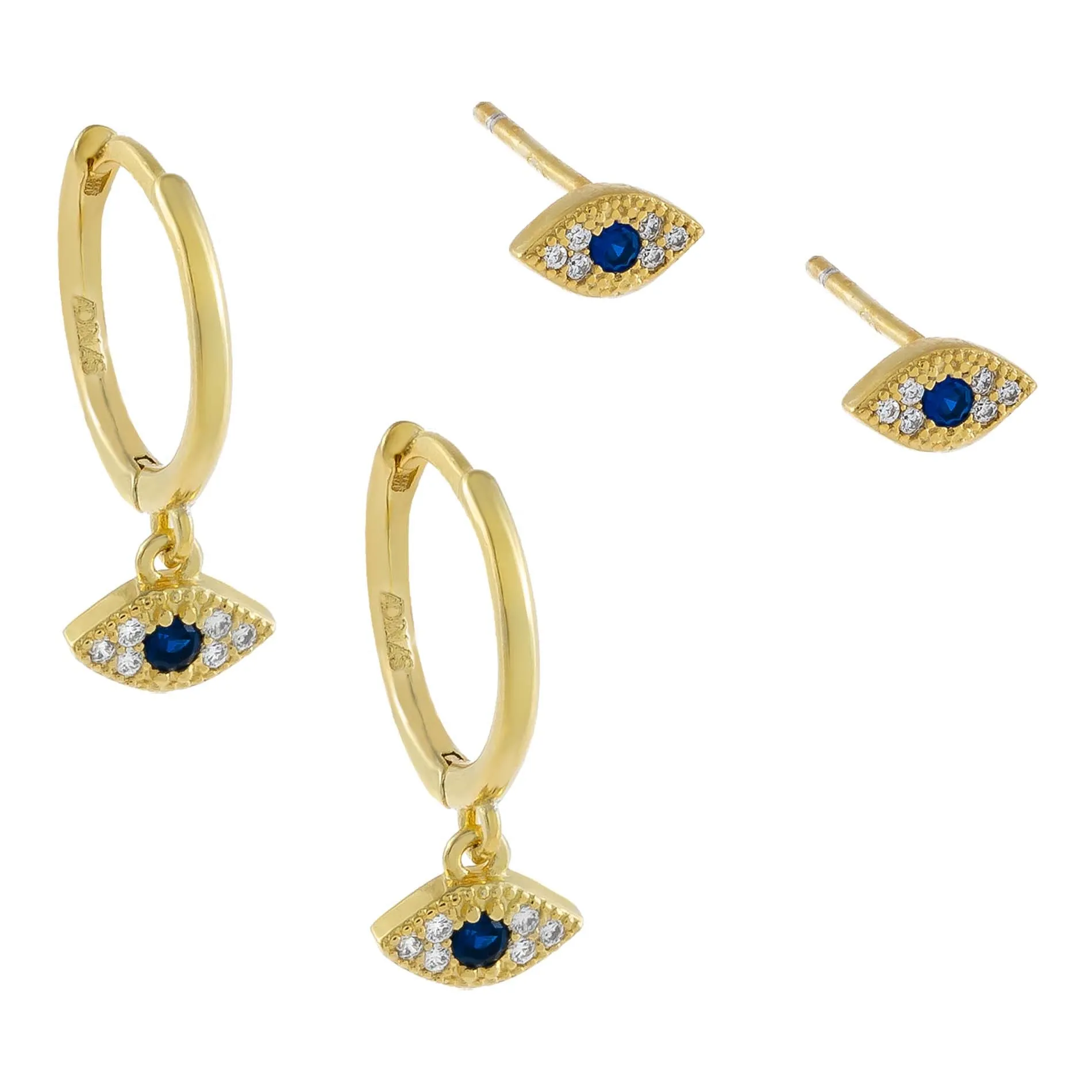 Pavé Evil Eye Combo Set sold by Adina Eden's