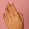 CZ Chain Link Ring sold by Adina Eden's