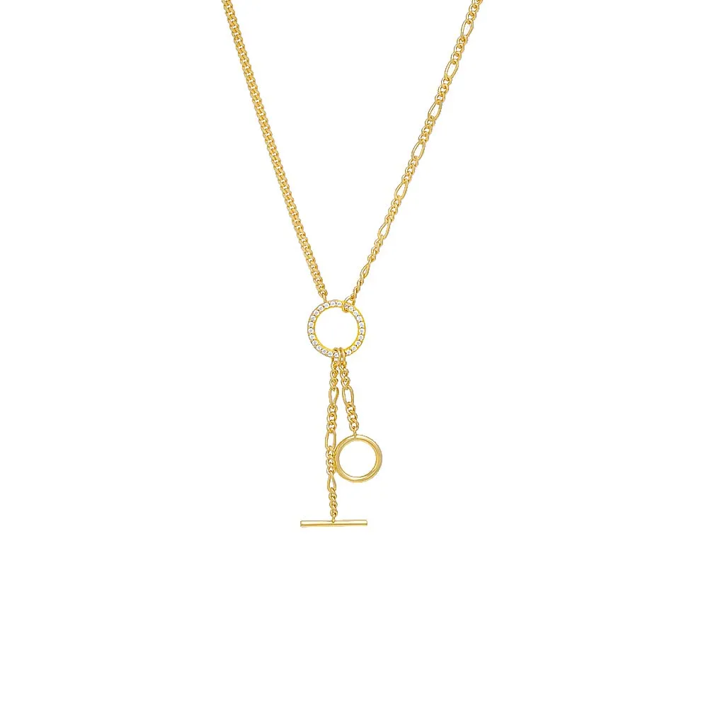 Multi Chain Toggle Lariat sold by Adina Eden's product image thumbnail 2