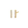 Pavé Bar Stud Earring sold by Adina Eden's