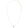 Lab Grown Diamond Heart Solitaire Necklace 14K sold by Adina Eden's