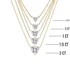 Lab Grown Diamond Heart Solitaire Necklace 14K sold by Adina Eden's
