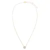 CZ Round Bezel Pendant Necklace sold by Adina Eden's