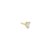 Diamond Tiny Teardrop Stud Earring 14K sold by Adina Eden's