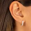 Chunky CZ Stud Earring sold by Adina Eden's