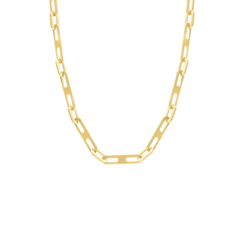 Boxed Elongated Mariner Chain Necklace sold by Adina Eden's