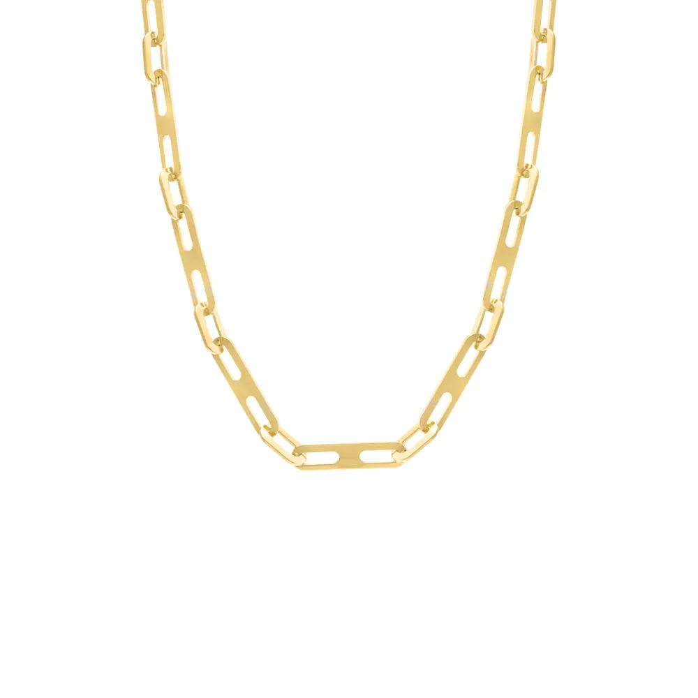 Boxed Elongated Mariner Chain Necklace sold by Adina Eden's