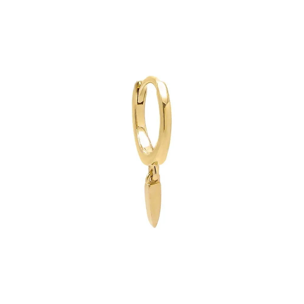 Dangling Spike Huggie Earring 14K sold by Adina Eden's product image thumbnail 3