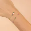 CZ Multi Color Oval Bracelet sold by Adina Eden's