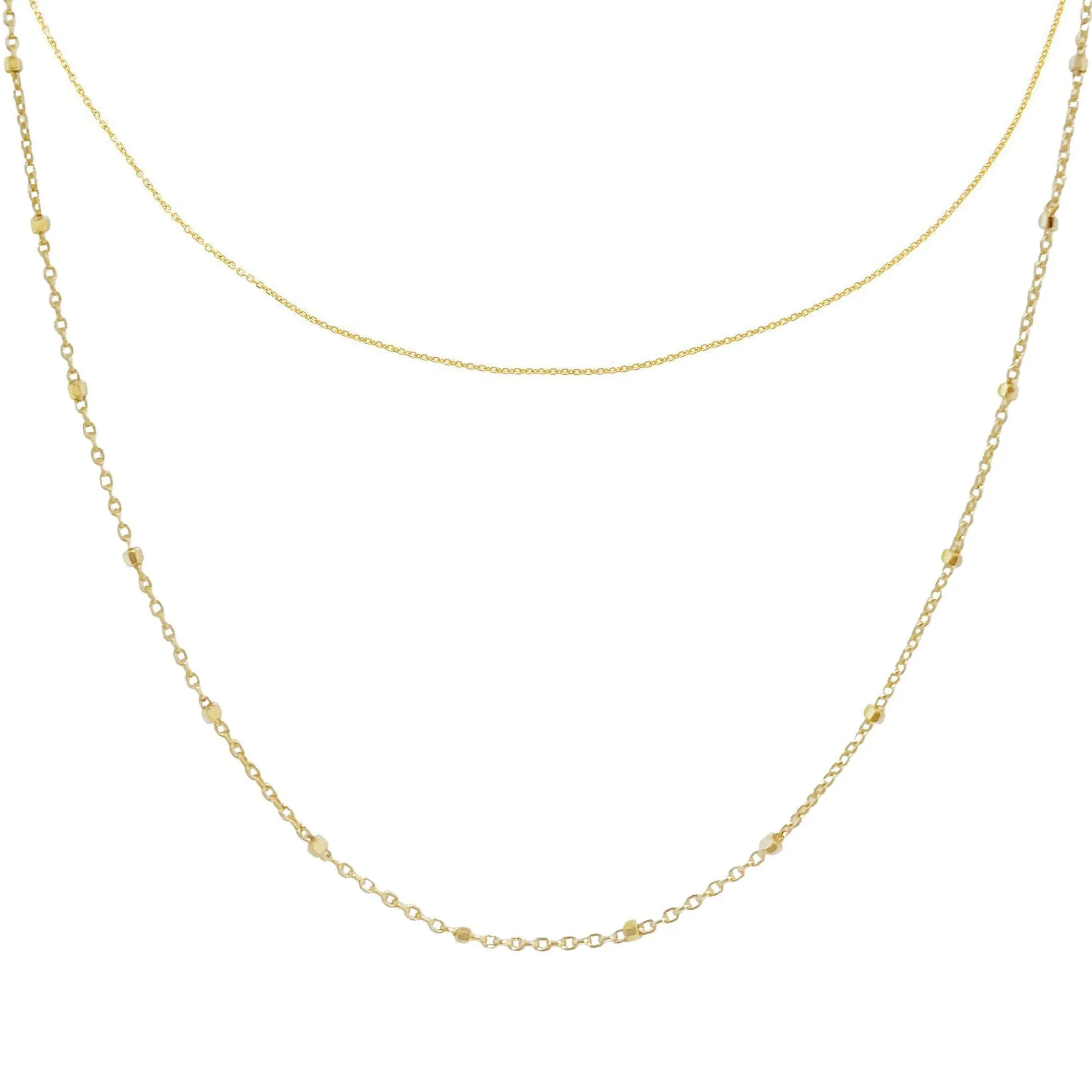 Thin Chain Necklace Combo Set sold by Adina Eden's