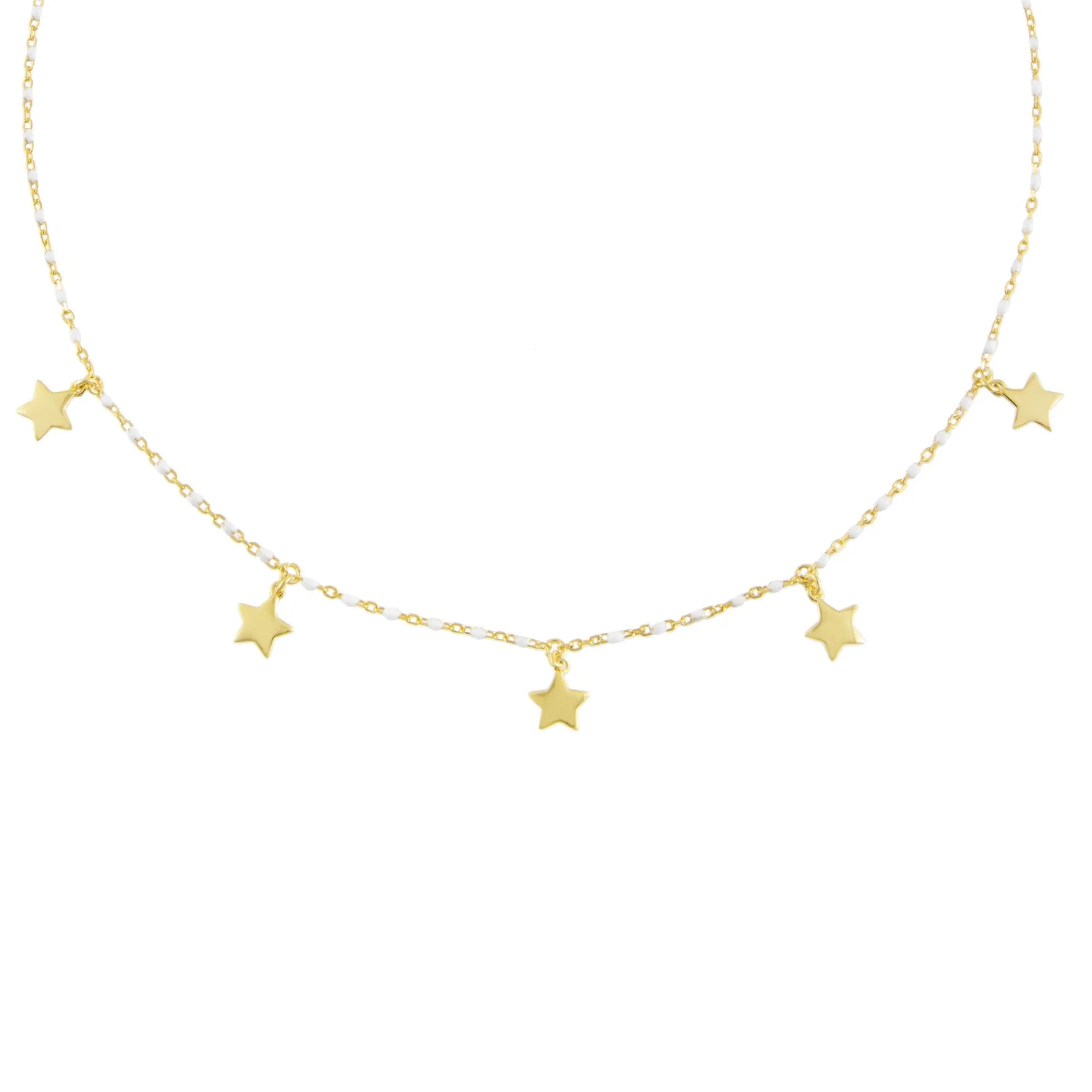 Enamel Star Choker sold by Adina Eden's product image thumbnail 3