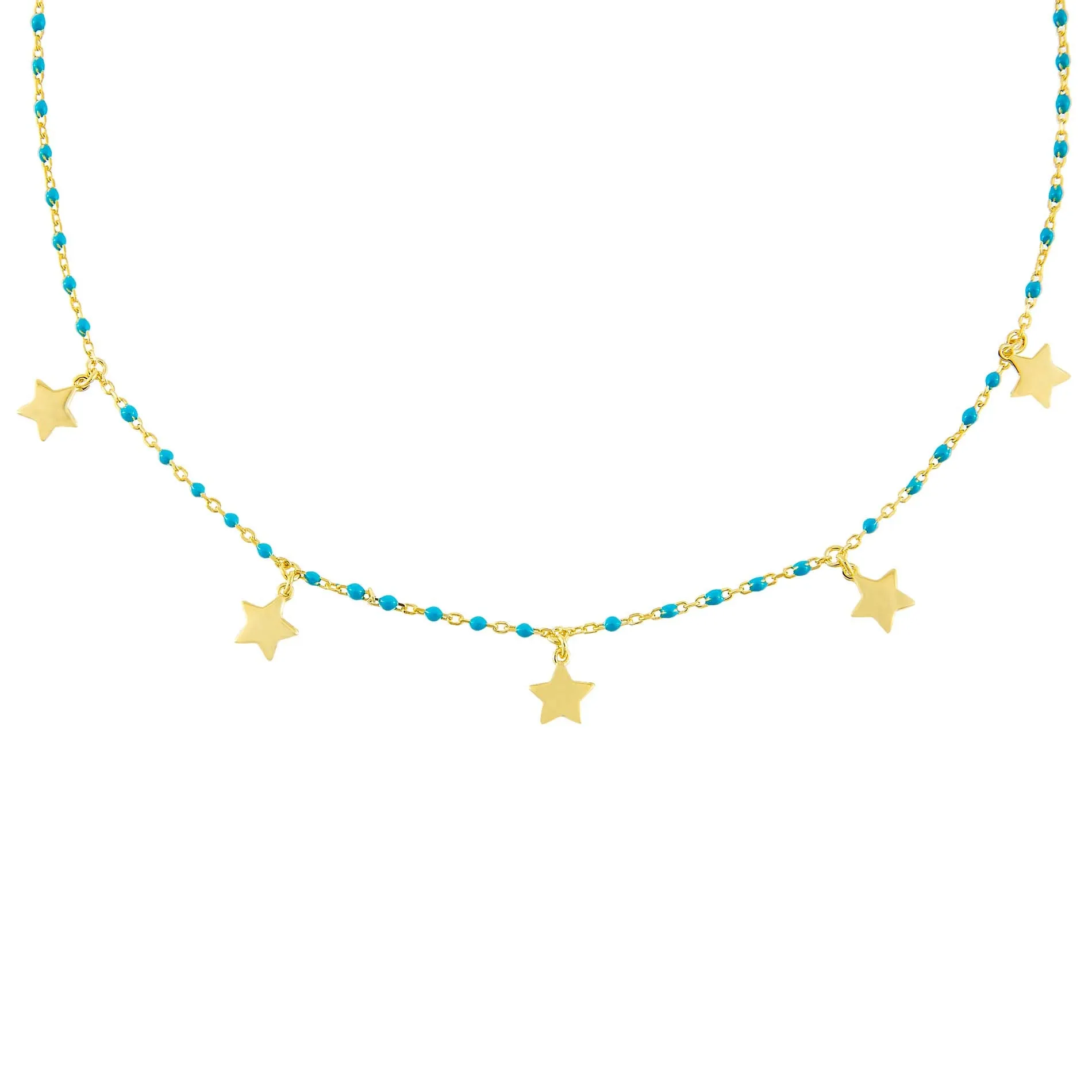 Enamel Star Choker sold by Adina Eden's
