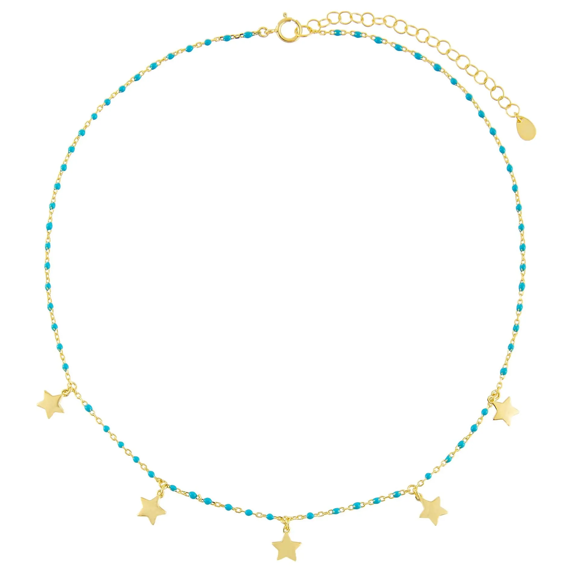 Enamel Star Choker sold by Adina Eden's product image thumbnail 2