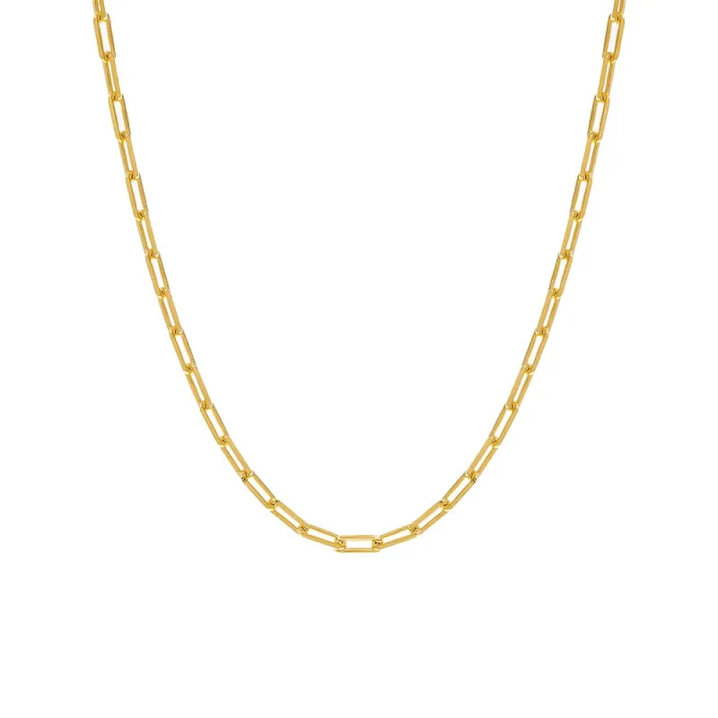 Men's Small Paperclip Necklace sold by Adina Eden's