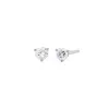 Lab Grown Diamond Solitaire Three Prong Stud Earring 14K sold by Adina Eden's