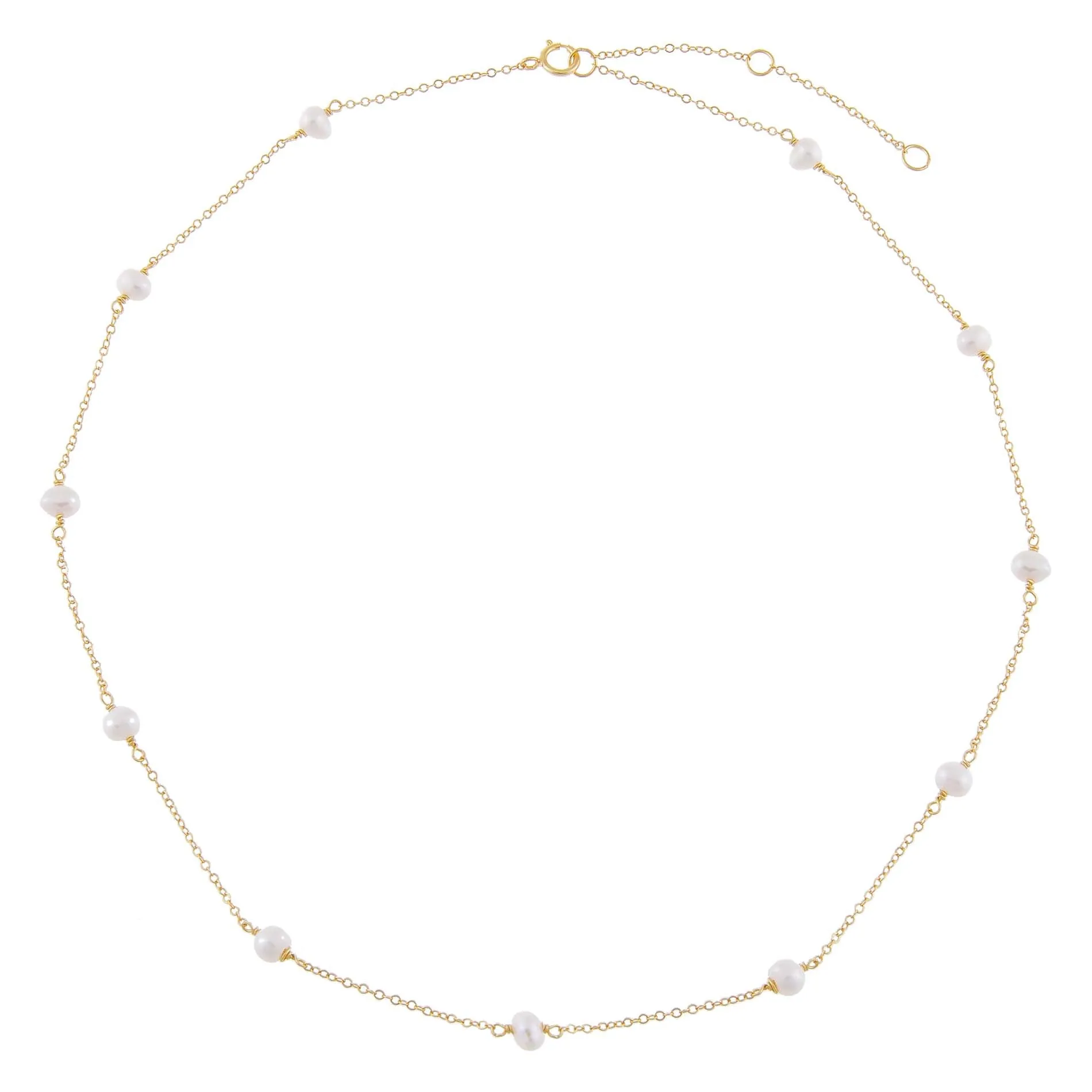 Pearl Chain Necklace sold by Adina Eden's product image thumbnail 3