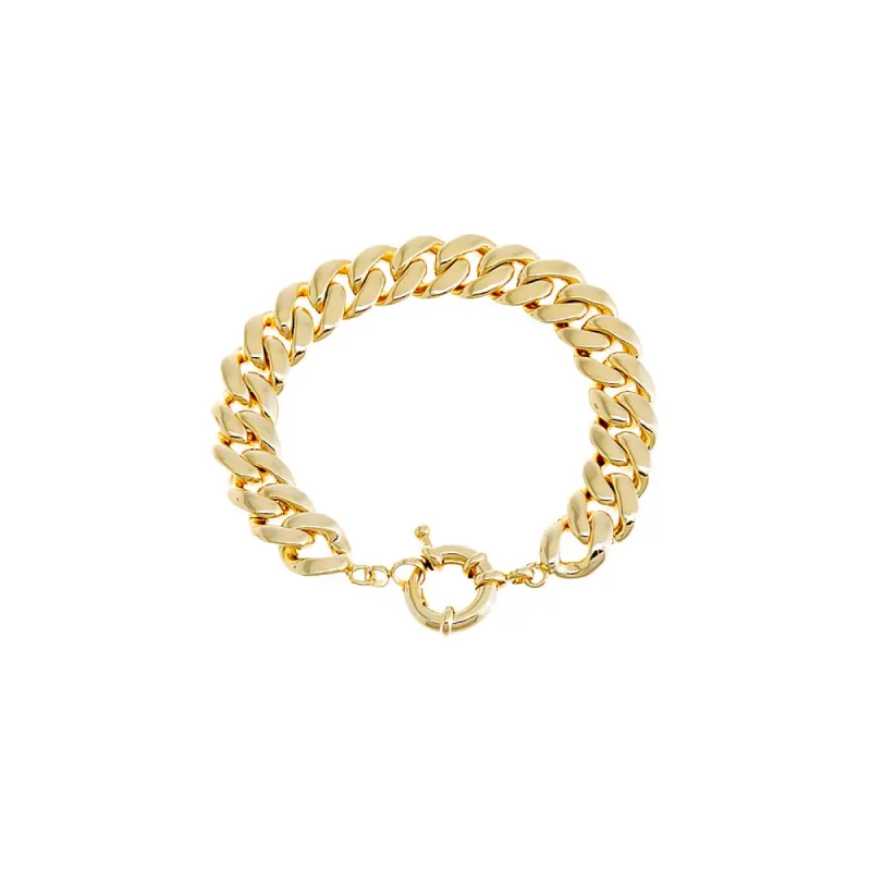 Chunky Cuban Toggle Chain Bracelet sold by Adina Eden's