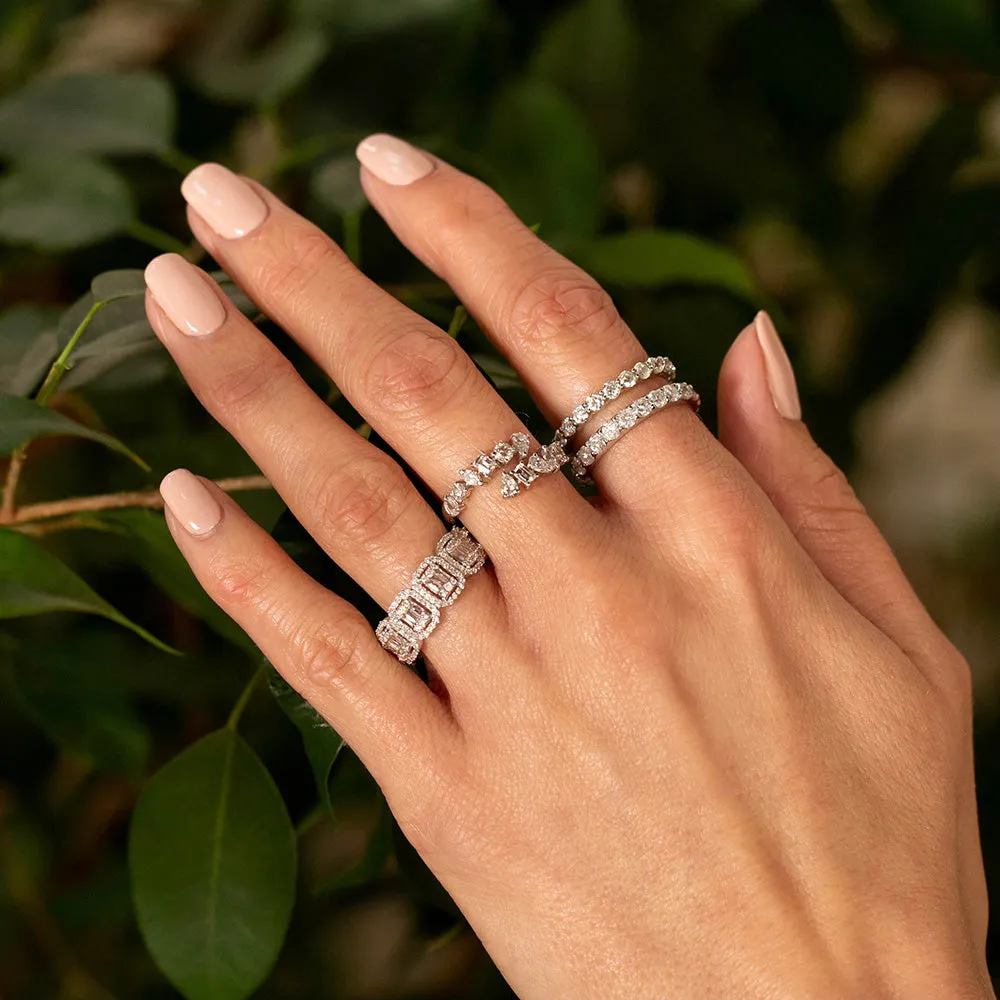 Diamond Eternity Band 14K sold by Adina Eden's product image thumbnail 3