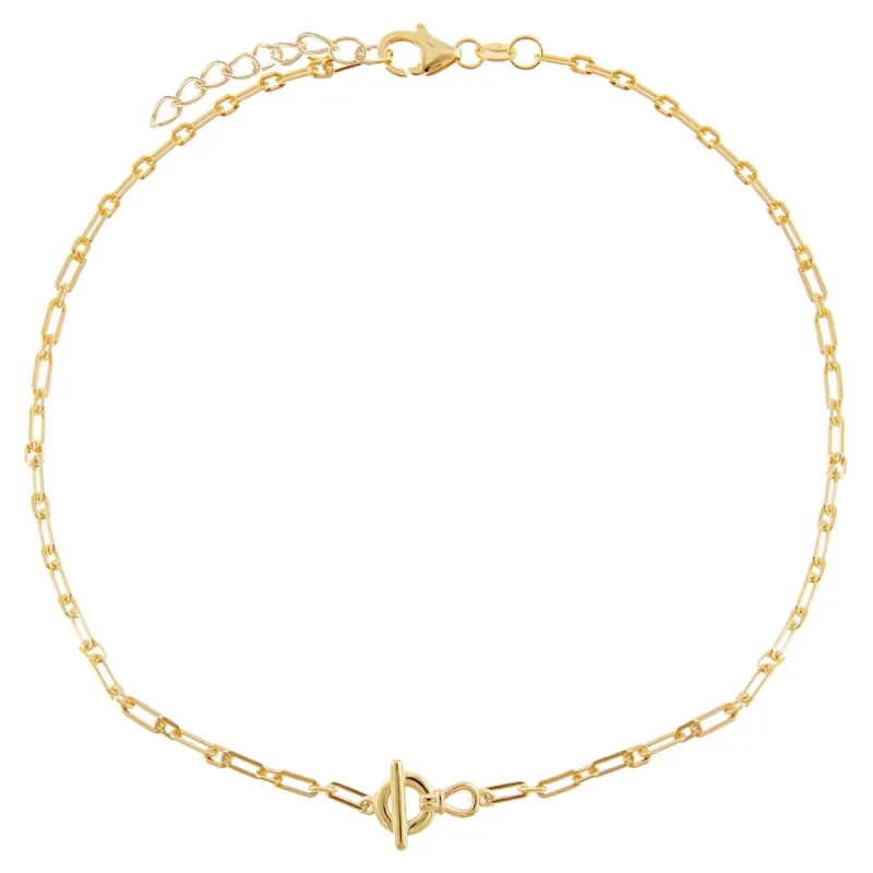 Toggle Link Anklet sold by Adina Eden's
