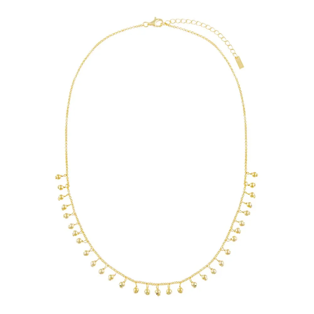 Mini Ball Dangle Necklace sold by Adina Eden's product image thumbnail 3