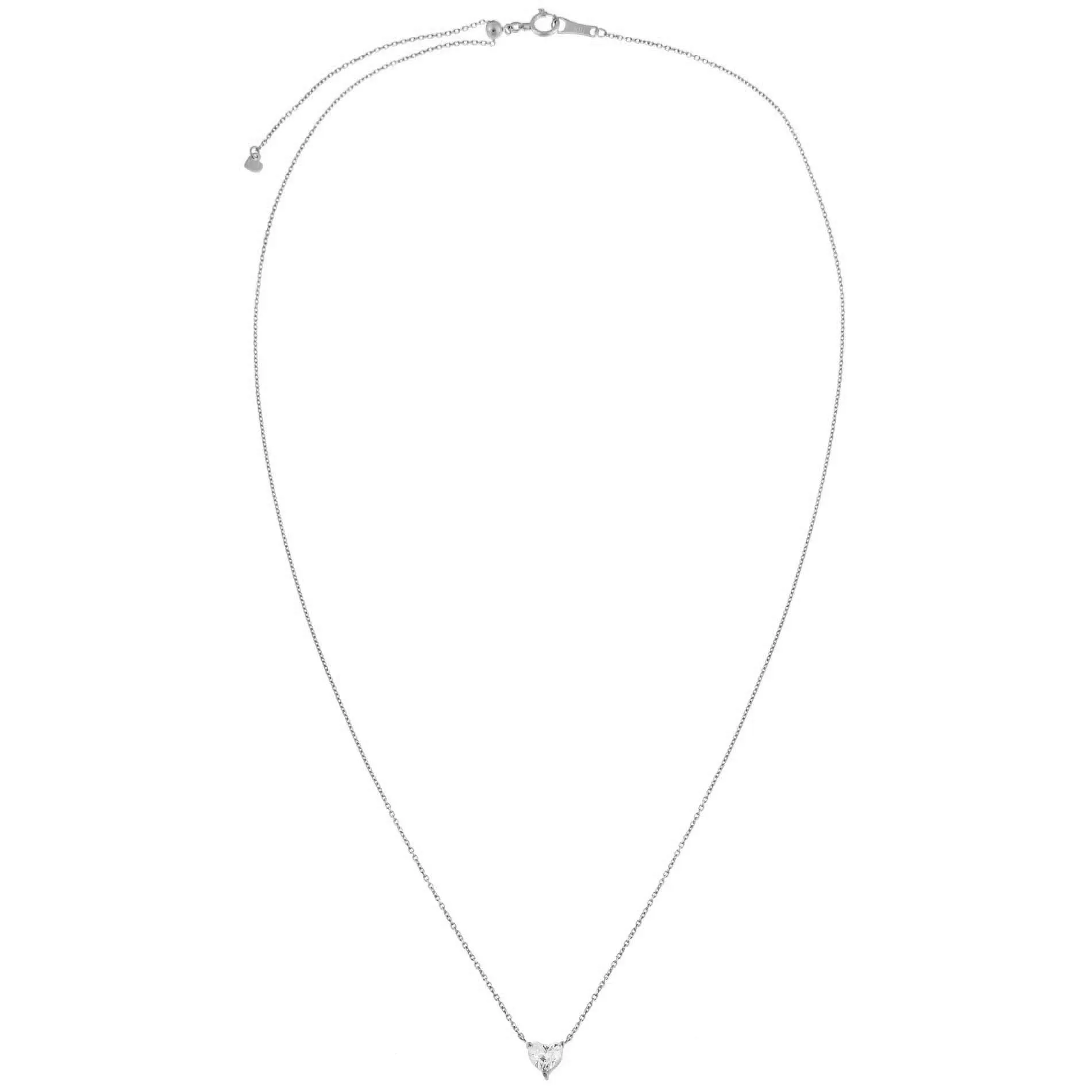 Diamond Tiny Heart Necklace 14K sold by Adina Eden's product image thumbnail 2