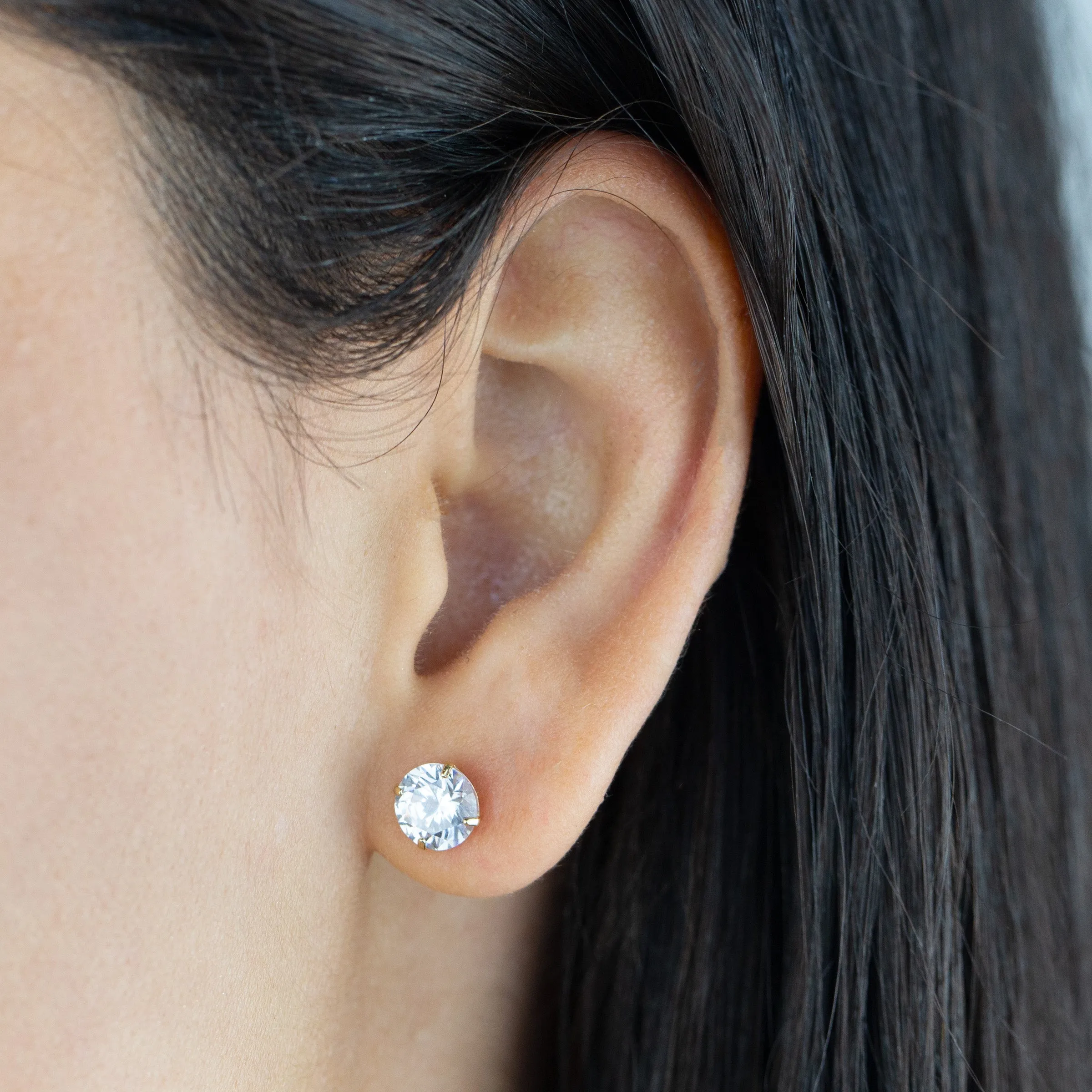 Juliette Stud Earring 14K sold by Adina Eden's product image thumbnail 3