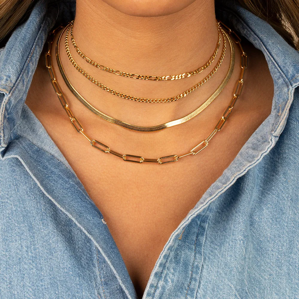 The Classic Chain Necklace Combo Set sold by Adina Eden's product image thumbnail 2