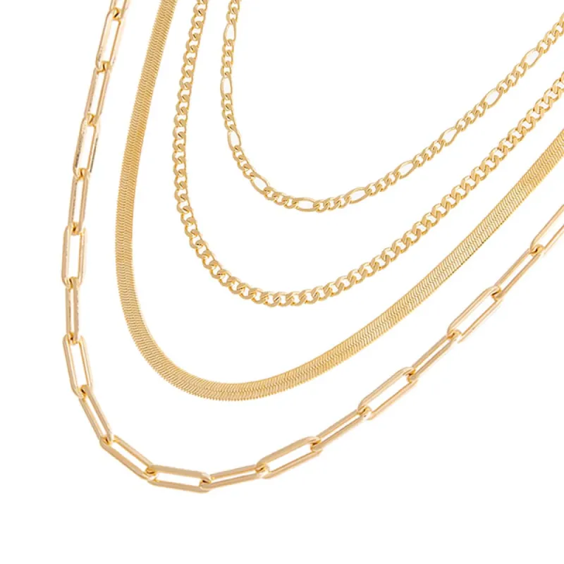 The Classic Chain Necklace Combo Set sold by Adina Eden's