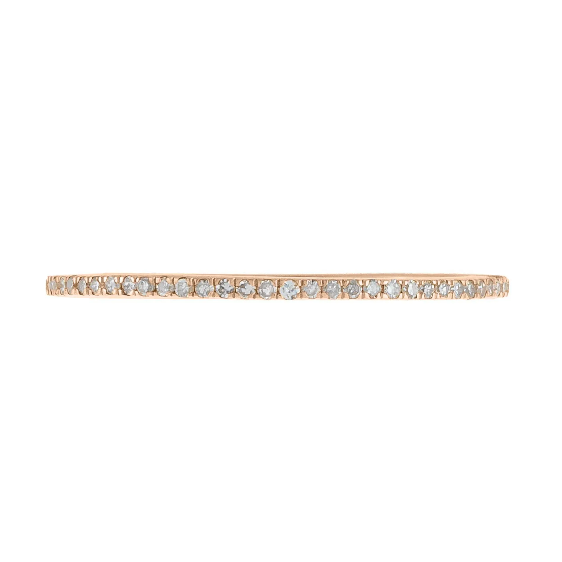 Diamond Micropavé Eternity Band 14K sold by Adina Eden's product image thumbnail 3