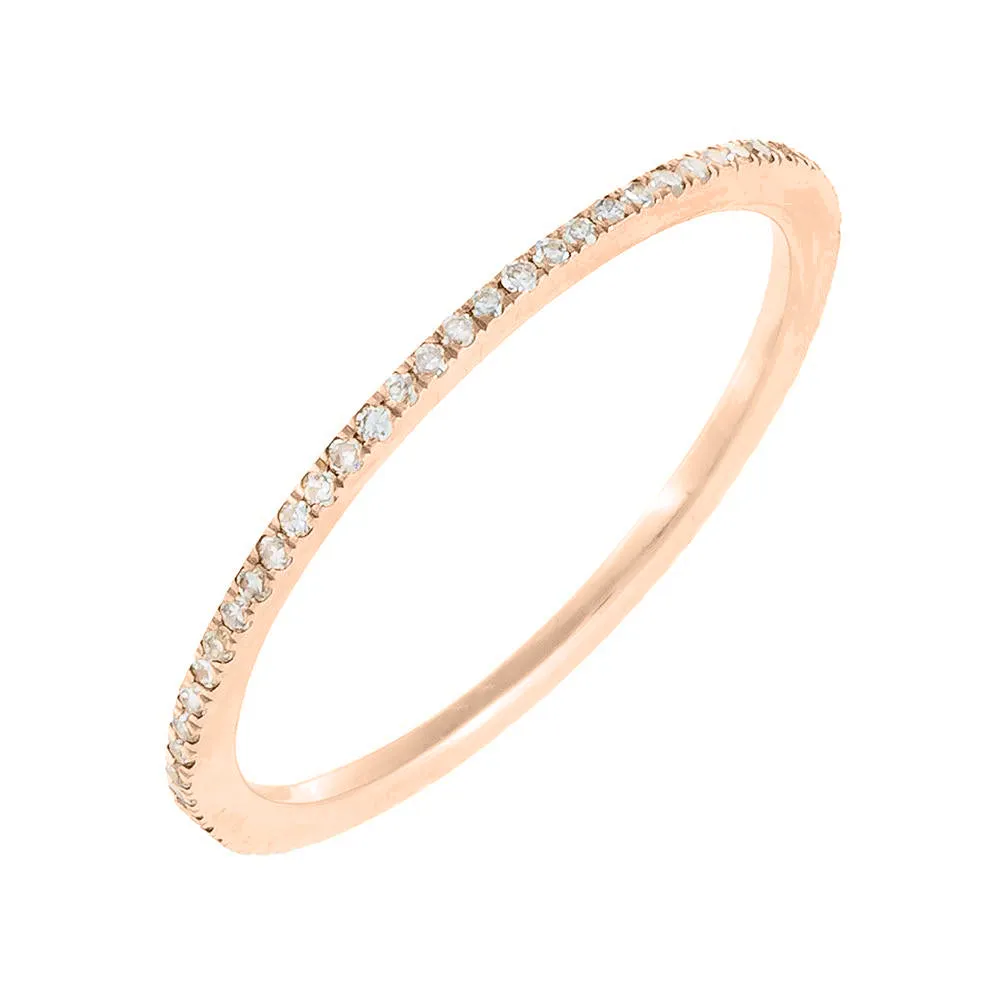Diamond Micropavé Eternity Band 14K sold by Adina Eden's product image thumbnail 2