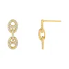 Pavé Mariner Dangling Stud Earring sold by Adina Eden's