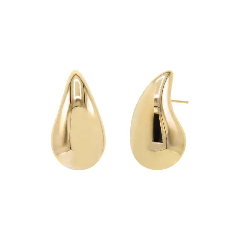 Teardrop Chunky Earring sold by Adina Eden's