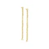 Thin CZ Drop Down Stud Earring sold by Adina Eden's
