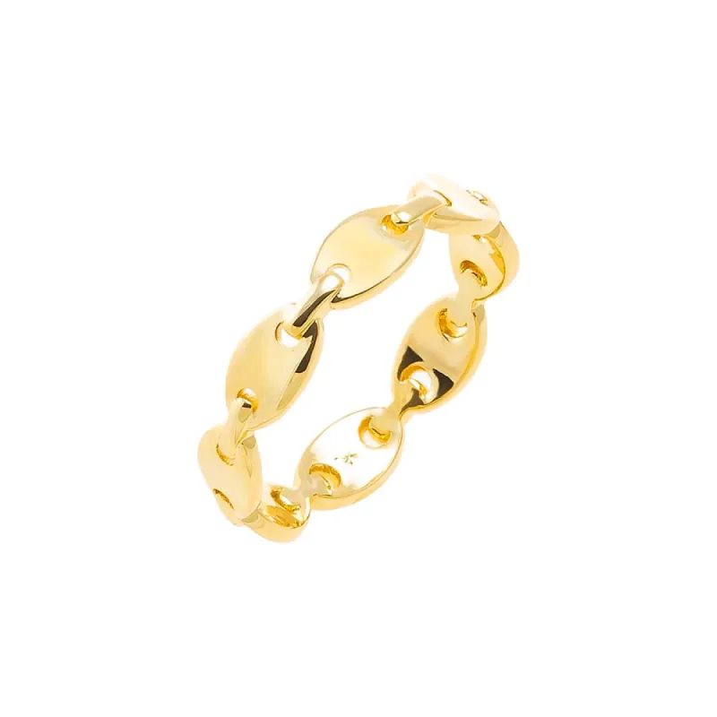 Solid Flat Mariner Band Ring sold by Adina Eden's