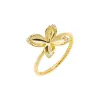 Pave Accented Four Leaf Flower Ring sold by Adina Eden's